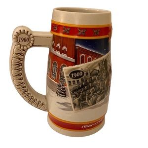 Budweiser Vintage and Collectible Holiday Stein 1900-1999